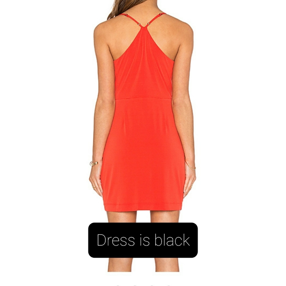 BCBG  drape dress with pockets - Picture 6 of 7